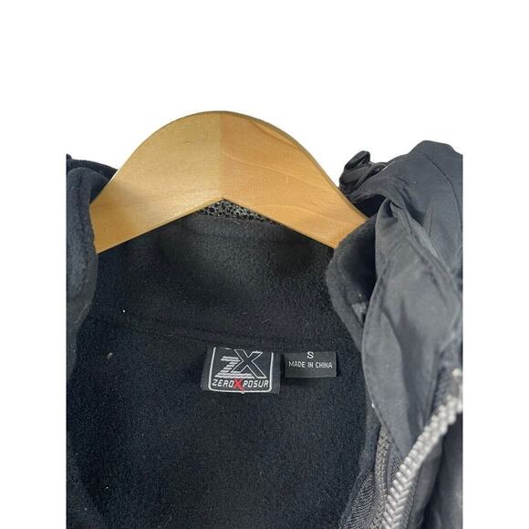 ZeroXposure NWT 3 in 1 Coat Men's SMALL Black Parka/Fleece jacket A84500 - Picture 3 of 13
